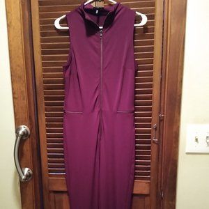 Burgundy colored Jumpsuit